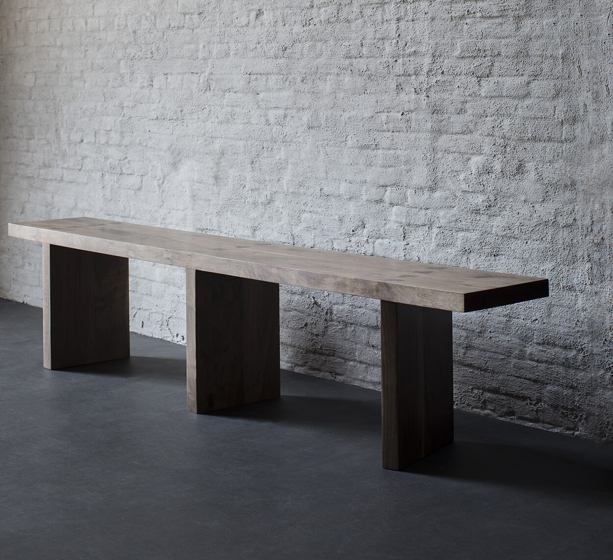solid bench walnut atelier 365
